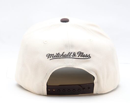 Kappe Mitchell & Ness - NBA Brown And Cream Pro Snapback Hwc - Toronto Raptors - Cream