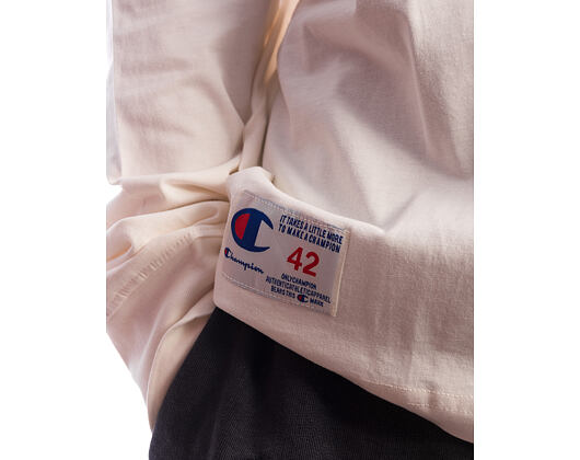 Langarmshirt Champion - White Long Sleeve Crewneck T-Shirt