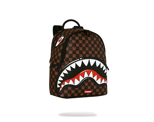 Rucksack Sprayground - Sharks In Paris Wtf Bubble Brown Check Savage Backpack