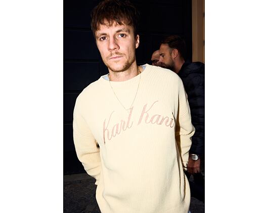 Pullover Karl Kani - KK Script Knit Oversized Crew - Off White