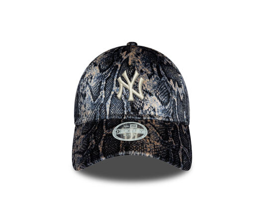 Damen Kappe New Era - MLB Snake Print 9FORTY - NY Yankees - Black / Blush Pink