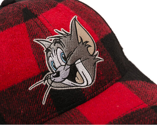 Kappe Capslab - Tom & Jerry Trucker - Tom Grin Buffalo Check - Red / Black