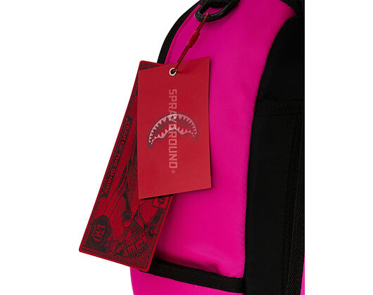 Rucksack Sprayground - Shark Central White Stencil Shark Pink Nylon Backpack