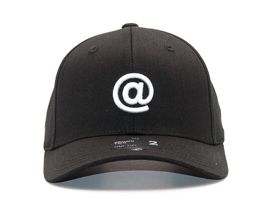 Kappe State of WOW ALPHABET - Zavináč Baseball Cap Crown 2 Black/White Strapback