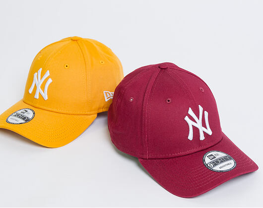 Kappe New Era - MLB Essential 9FORTY - NY Yankees - Cardinal / White