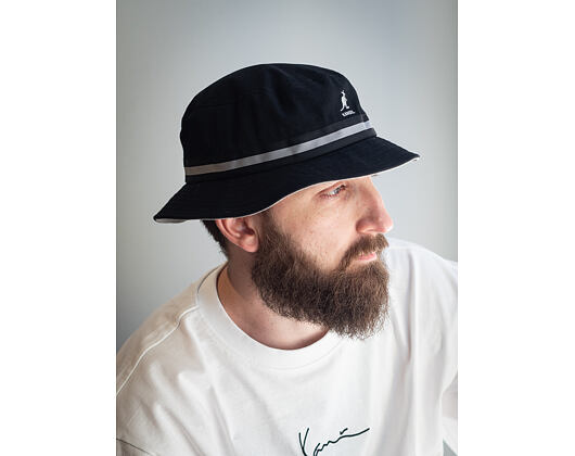 Hut Kangol Stripe Lahinch Black