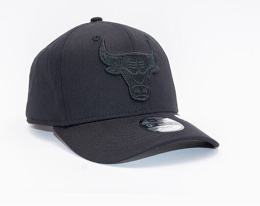 Kappe New Era 9FIFTY Stretch-Snap Tonal Black Chicago Bulls - Black