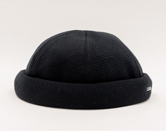 Mütze Stetson Docker Cap Cotton Knit Black 8811101