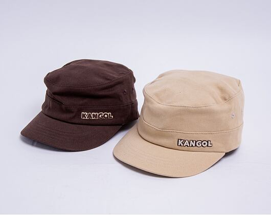 Kangol - Cotton Twill Army Cap - Brown
