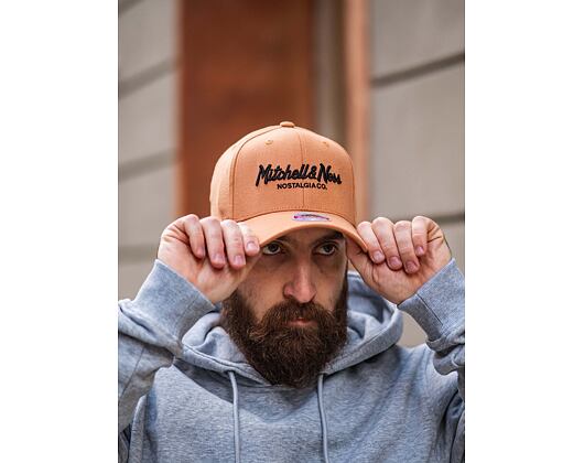 Kappe Mitchell & Ness - Branded Pinscript Classic Red - Tan