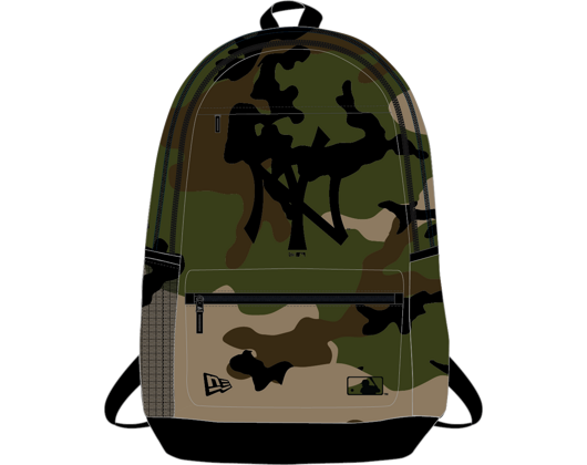 Rucksack New Era MLB Delaware All Over Print - NY Yankees - Woodland Camo