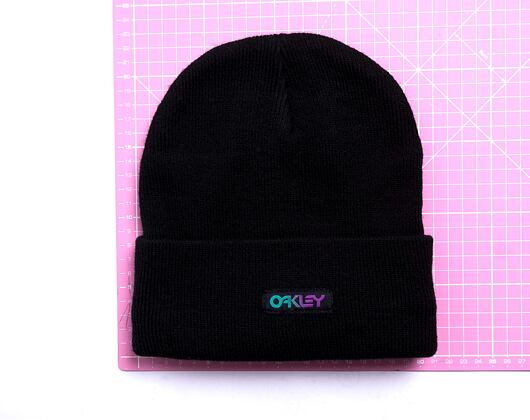 Mütze Oakley B1B Gradient Patch Beanie - Black