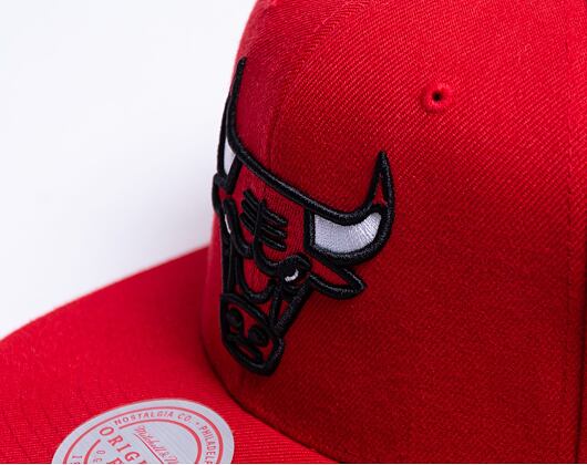 Kappe Mitchell & Ness - NBA Team Ground 2.0 Snapback - Chicago Bulls - Red
