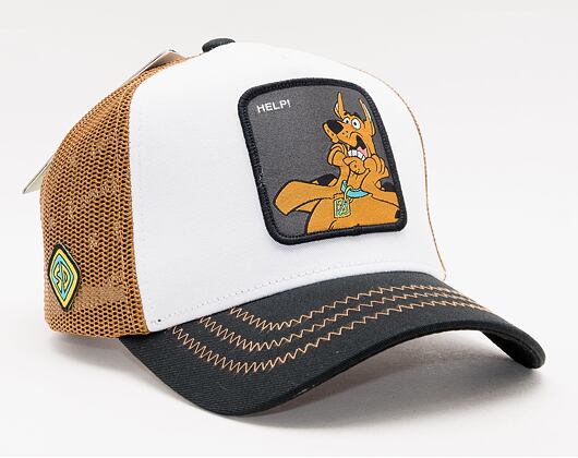 Kappe Capslab - Trucker  - Scooby-Doo - White / Brown