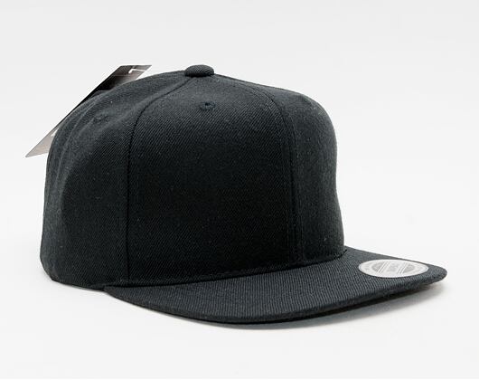 Kinder Kappe Yupoong Classic Snapback Black / Black / Black Undervisor