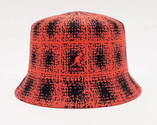 Hut Kangol Grunge Plaid Bin K3548-BC017 Black/Cherry Glow