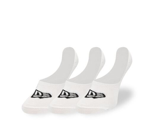 3 Paar Socken New Era Flag Invisible 3Pack White