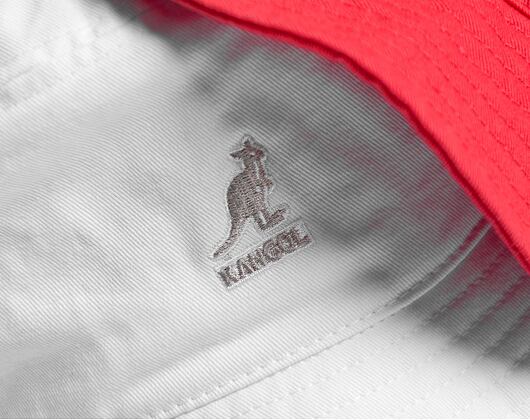 Hut Kangol Washed Bucket White