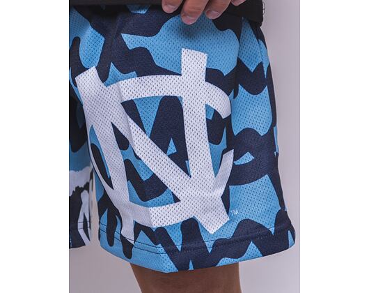 Shorts Mitchell & Ness NCAA Jumbotron 2.0 Shorts University Of North Carolina Navy / Hellblau