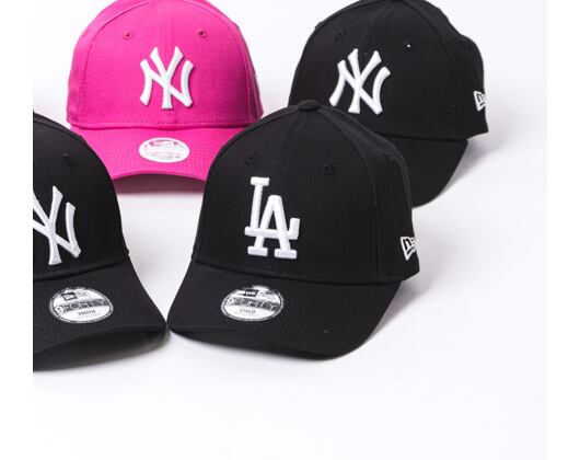 Kinder Kappe New Era - MLB Essential 9FORTY - LA Dodgers - Black / White