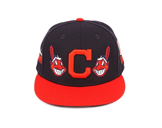 Kappe Adam Wave 59FIFTY MLB “Banned” Cleveland Indians Fitted
