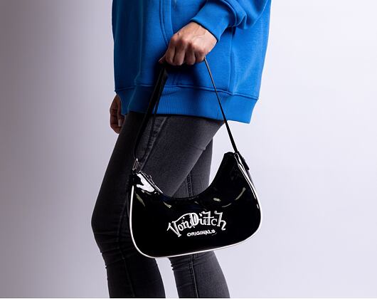 Handtasche Von Dutch Amy Baguette Imi Patent Black