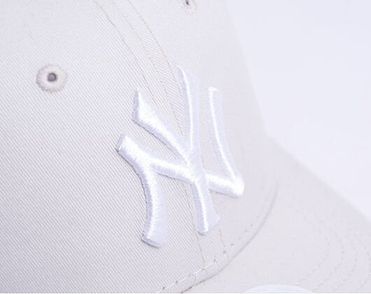 Damen Kappe New Era - 9FORTY League Essential - NY Yankees - Stone / White