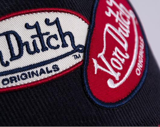Kappe Von Dutch Russel Trucker Corduroy Navy/White