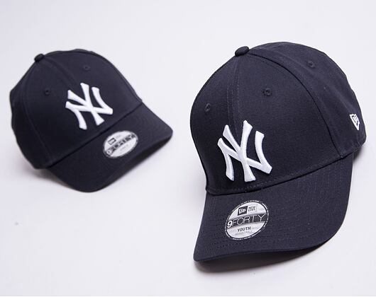 Kinder Kappe New Era 9FORTY Kids MLB League - NY Yankees - Navy / White