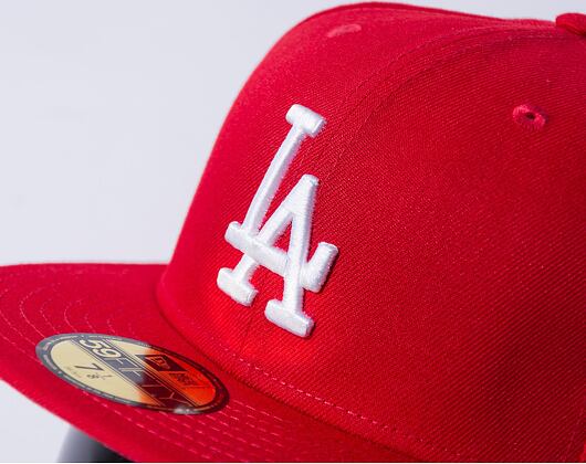 Kappe New Era - MLB Basic 59FIFTY - LA Dodgers - Scarlet / White