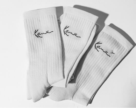 Socken Karl Kani - Signature Socks 3-Pack - White