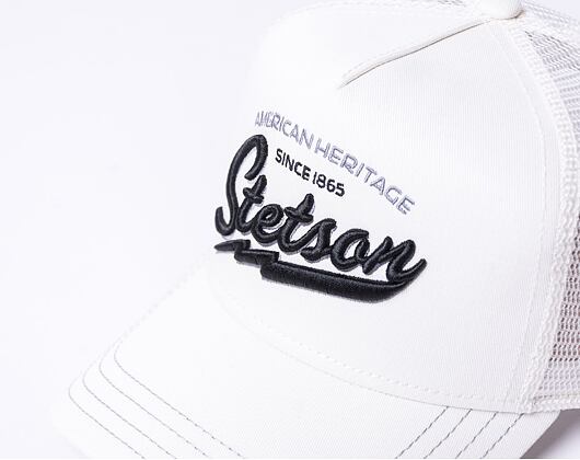 Kappe Stetson - Trucker Cap American Heritage Classic - Off-White