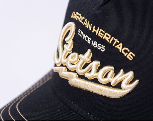 Kinder-Baseballkappe Stetson Trucker Cap American Heritage Classic Schwarz 7751171