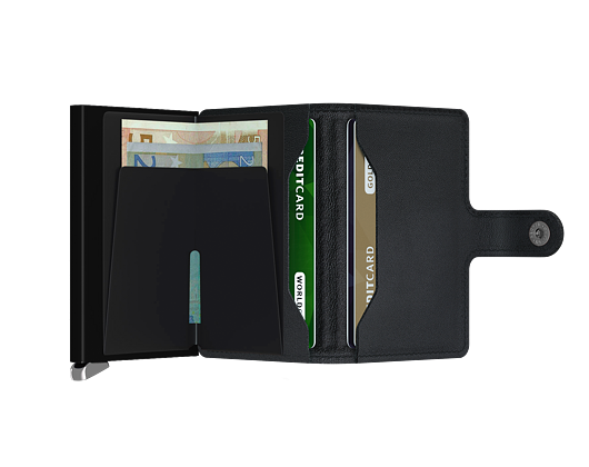 Geldbörse Secrid - Premium Miniwallet Emboss Lines Black
