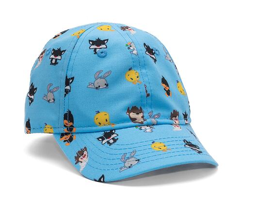 Kinder Kappe New Era 9FORTY Kids Infantlt All Over Print Looney Tunes Sky Blue