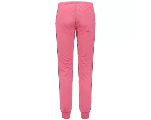 Damen Trainerhose Kappa 222 BANDA WRASTORIAI SLIM Pink Md-White-Violet Lilla