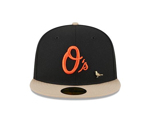 Kappe New Era 59FIFTY MLB "Varsity Pin & Sidepatch" Baltimore Orioles Cooperstown