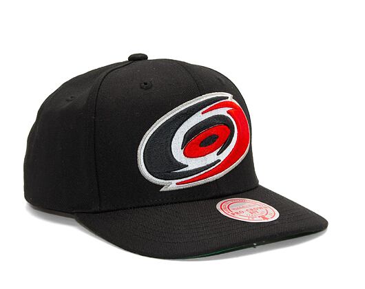 Kappe Mitchell & Ness - Team Ground 2.0 Pro Snapback - Carolina Hurricanes - Black