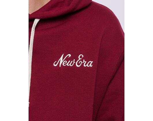 Pullover New Era Lifestyle Oversized Hoody Cardinal / Off White