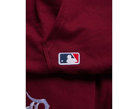 Pullover New Era League Essentials Oversized Hoody Detroit Tigers Cardinal / Optic White