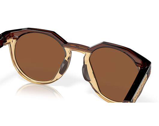 Sonnenbrille Oakley HSTN "Kylian Mbappé" Dark Amber/Light Curry - Prizm Tungsten