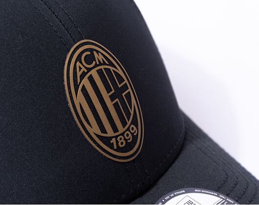 Kappe New Era - Black & Gold 9FORTY - AC Milan - Black