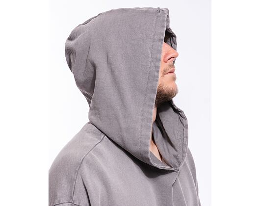 Pullover Brandit Acid Washed Oversized Hoody Asphalt