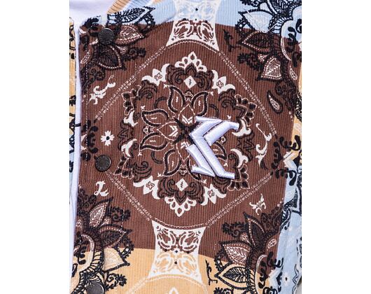 Jacke Karl Kani OG Block Paisley College Jacke hellblau/multicolor