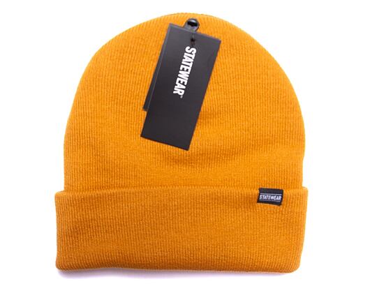 Mütze Statewear - CLINT Beanie Dk Mustard