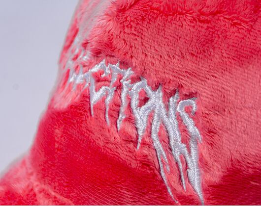 Kappe Reflection Luxury Fuzzy Trucker - Koralle Pink / Weiß