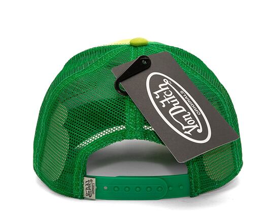 Kappe Von Dutch Trucker Boston - Cotton Twill - Green Tie Dye