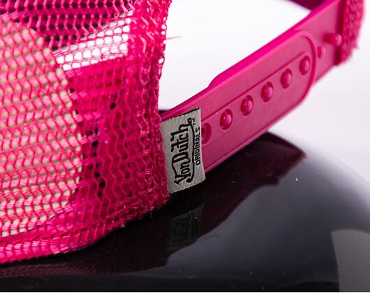 Kappe Von Dutch Trucker Boston - Cotton Twill - Brown/Pink