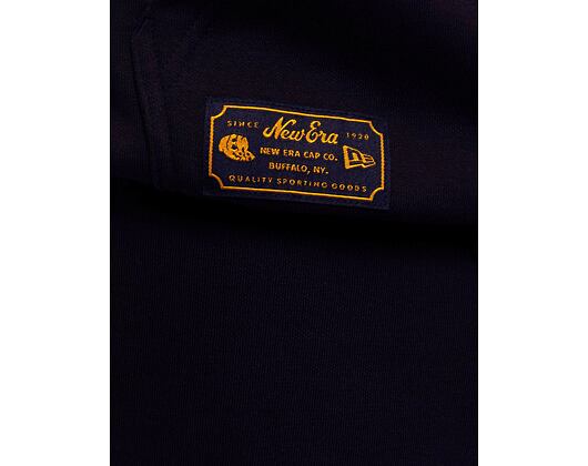 Pullover New Era Script Logo Oversized Hoody - Black / Metallic Gold