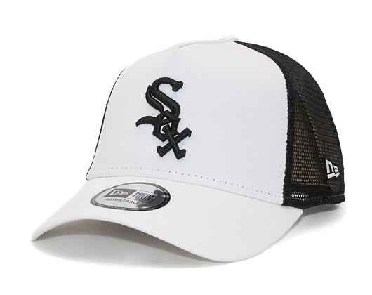 Kappe New Era 9FORTY A-Frame Trucker MLB League Essential Chicago White Sox - White / Black